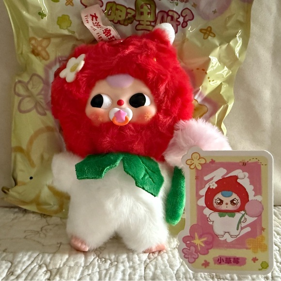 Baby Three Other - 🍓 Baby Three Where is Spring Confirmed: Little Strawberry w/ Pacifier